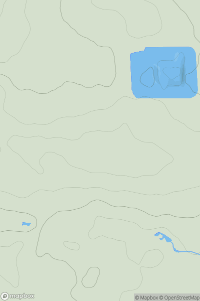 Thumbnail image for Gallow Hill [Central Scotland from Dumbarton to Montrose] showing contour plot for surrounding peak